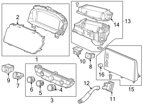 2023 Acura Integra Headlight Assembly , Right Diagram for 33100-3S5-A01