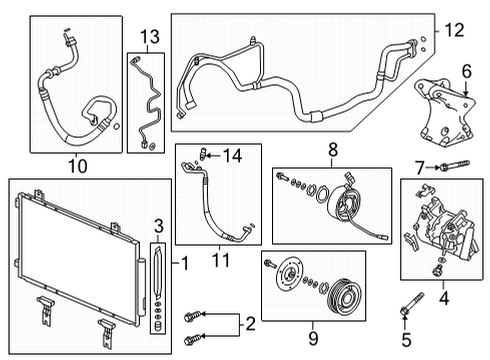 2023 Acura TLX Switches & Sensors Diagram 2