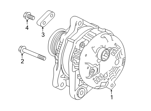2022 Acura RDX Alternator Diagram 2