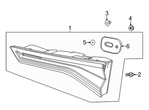 2024 Acura MDX Backup Lamps Diagram