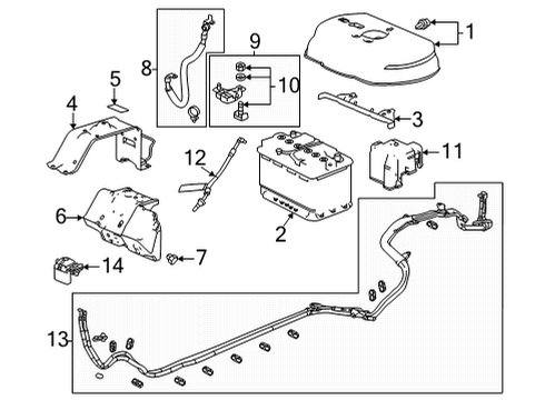 2022 Acura TLX Battery Diagram