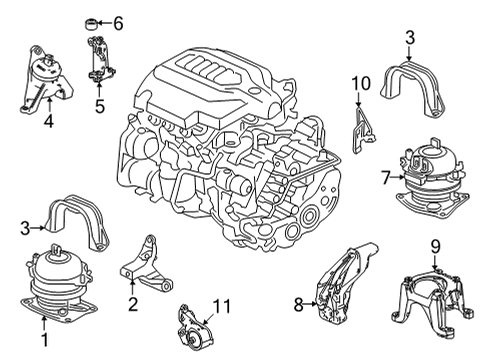 2023 Acura MDX Automatic Transmission Diagram 2
