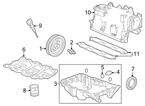 2023 Acura MDX Intake Manifold Diagram 1