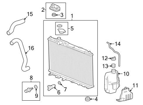 2023 Acura Integra Tank, Reserve Diagram for 19101-64A-A00