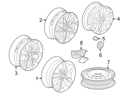 2024 Acura MDX Wheels Diagram