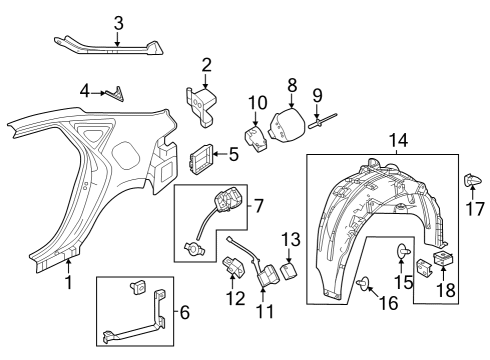 2023 Acura Integra Fuel Door Diagram