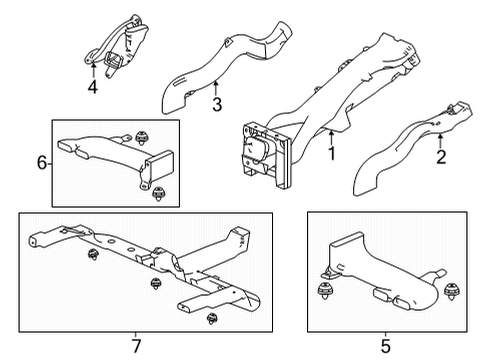 2023 Acura MDX Ducts Diagram
