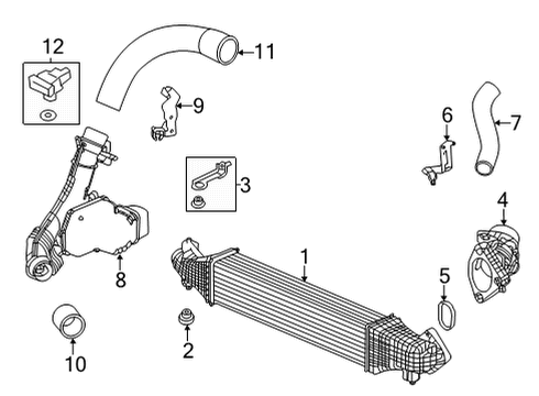2022 Acura TLX Intercooler Diagram 2