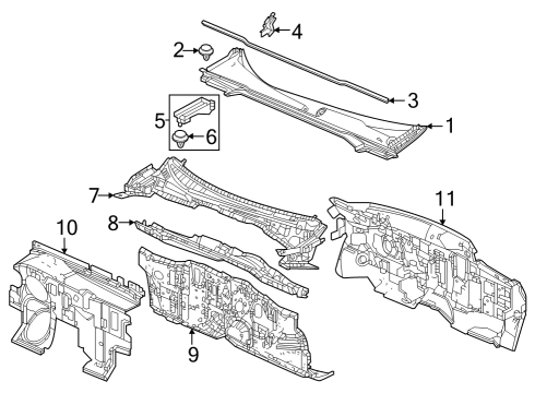 2024 Acura Integra Cowl Diagram 2