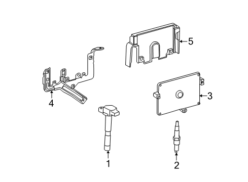 Control Module, Engine (Rewritable) Diagram for 37820-R8A-A53