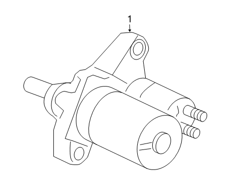 Starter Motor (Reman) Diagram for 06312-RCA-505RM