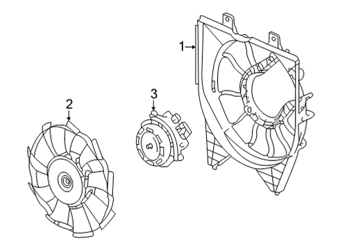 2022 Acura TLX A/C Condenser Fan Diagram 2