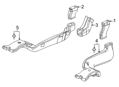 2022 Acura RDX Ducts Diagram
