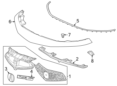 2024 Acura Integra Emblem Diagram for 75700-3S5-A00