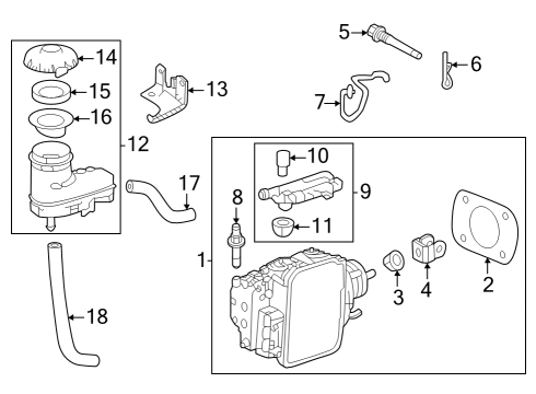 2024 Acura MDX Dash Panel Components Diagram 1