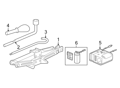 2024 Acura Integra Jack & Components Diagram