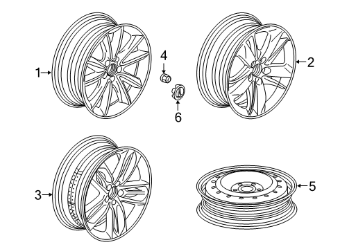 2024 Acura RDX Wheels Diagram