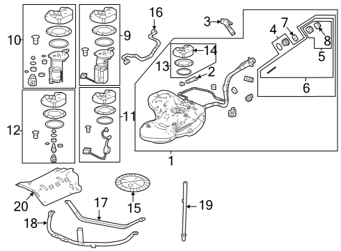 2023 Acura MDX Fuel Injection Diagram 1