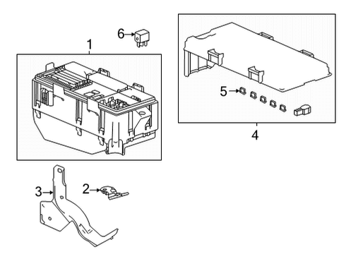 2024 Acura MDX Fuse & Relay Diagram 1