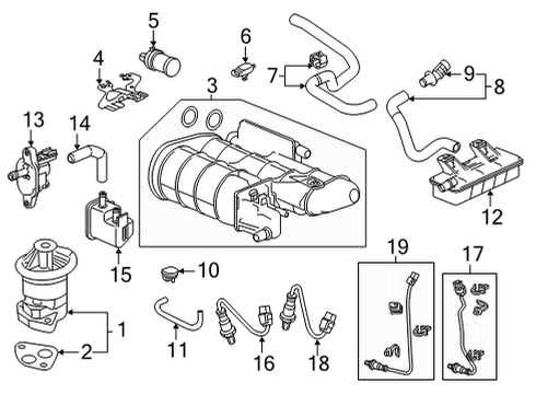 2023 Acura MDX EGR System Diagram 1