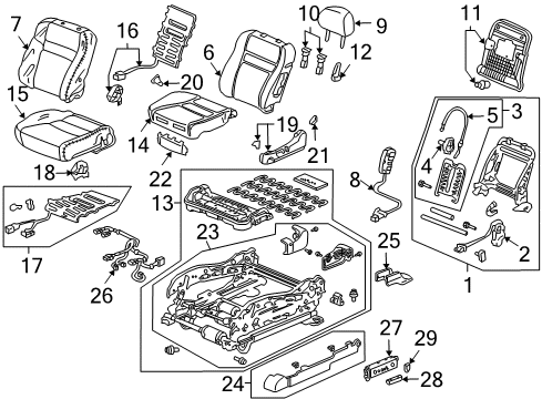 Cover, Driver Side (Light Cream Ivory) Diagram for 04815-SEC-A51ZC