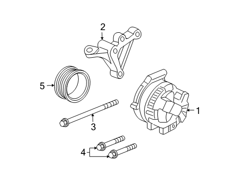 Alternator Assembly (Csc29) (Denso) Diagram for 31100-RAA-A02