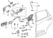 Diagram for 2024 Acura MDX Door Latch Cable - 72634-TYA-A02