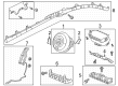 Diagram for Acura Air Bag Control Module - 77960-TGZ-A02