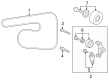 Diagram for Acura A/C Idler Pulley - 31140-RPY-G01
