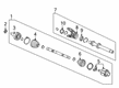 Diagram for Acura RDX Axle Shaft - 44306-TJB-A52