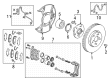 Diagram for Acura TLX Brake Pad Set - 45022-TGV-A01