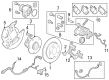 Diagram for Acura Integra Brake Pad Set - 43022-T60-A01