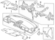 Diagram for Acura Instrument Panel - 77100-3S5-A10ZA