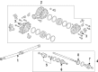 Diagram for Acura Driveshaft - 40100-TJB-A06