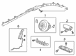 Diagram for Acura Air Bag Control Module - 77960-TJB-A12