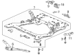 Diagram for 2023 Acura TLX Axle Beam - 50240-TGZ-A00