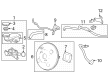 Diagram for 2024 Acura Integra Brake Booster - 01469-T60-A01