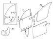 Diagram for Acura Integra Weather Strip - 72350-T20-A01