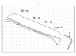 Diagram for Acura MDX Spoiler - 74950-TYA-A01ZA