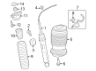 Diagram for Acura MDX Shock And Strut Mount - 52670-TYB-A02