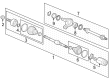Diagram for Acura Integra Axle Shaft - 44306-T22-A01