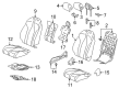 Diagram for Acura MDX Seat Cushion - 81137-TYA-A23