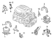 Diagram for Acura MDX Transfer Case Mount - 50870-TYB-A02