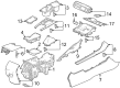 Diagram for Acura Shift Linkage Boot - 83443-3S5-A21ZA