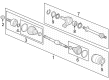 Diagram for Acura Integra Axle Shaft - 44306-T60-J01