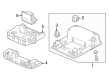 Diagram for Acura Integra Dome Light - 83250-T20-A01ZA