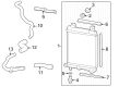 Diagram for 2024 Acura MDX Radiator Hose - 19571-61B-A00
