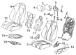 Diagram for Acura Seat Cover - 81531-TGV-X41ZB