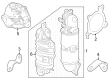 Diagram for Acura Integra Catalytic Converter - 18180-6PV-A00