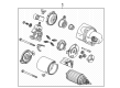 Diagram for Acura MDX Starter Motor - 31200-6S9-A01